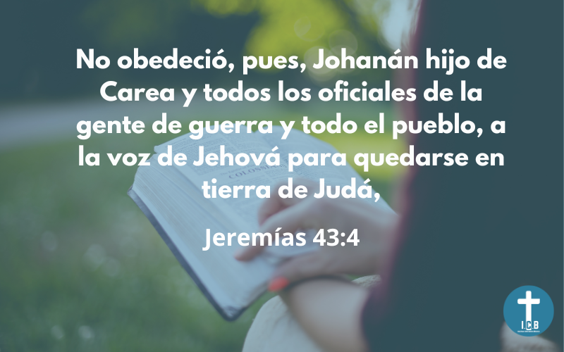 La obediencia a Dios en medio de la incertidumbre