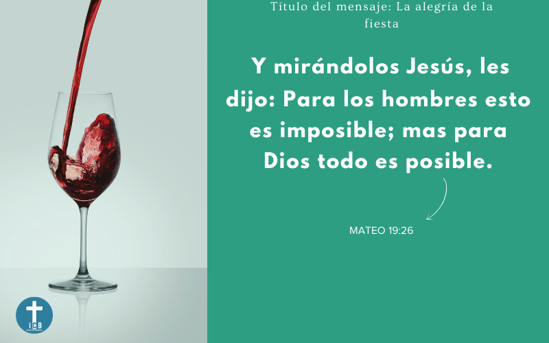 La alegría de la fiesta